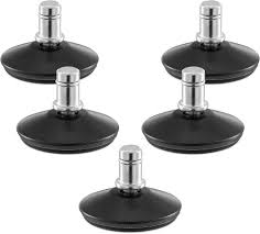 kwmobile Set van 5 Bureaustoel Glijders - 11 mm Vervangingsset