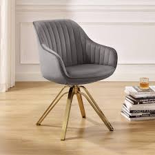 Zouron Luxe Draaistoel met Armleuningen - Fluwelen Eetkamerfauteuil