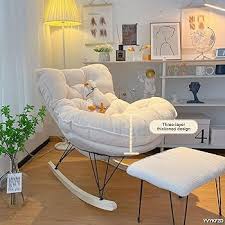 KHiry Kinderkamer Schommelstoel - Comfortabele Lounge met Hoge Rugleuning