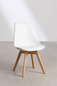 SKLUM Scandinavische Eetstoel - Wit