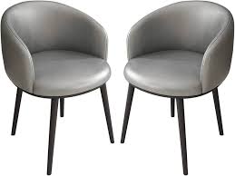 CEMELI 2x Leren Fauteuil met Rugkussen