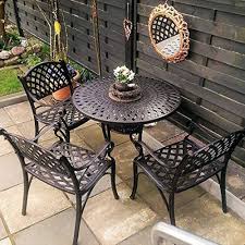 Lazy Susan Anna: Weerbestendige Tuinset met 4 Kate Stoelen