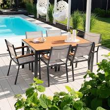 Home Deluxe Cantos Tuinset met Tafel en 6 Stoelen