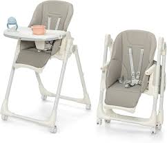 COSTWAY Opvouwbare Hoge Stoel voor Baby's en Peuters