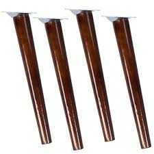 4-delige Houten Bankpoten Set
