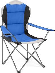 Hyfive Luxe Vouwstoel met Bekerhouder - Heavy Duty - Blauw