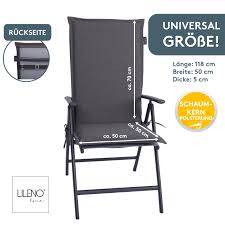 LILENO HOME Malt Tuinstoelkussens - 2-delige Set