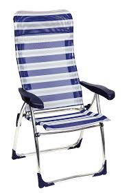 Crespo AL-215 Stoel - Blauw Gestreept