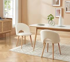 BAÏTA Eugenie Stoelen - Ecru - Set van 2