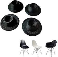 SplashNcolor 4-pack Vervangende Stoelglijders voor Eames