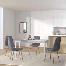 Eettafel Den Haag 140x60 cm - Wit voor 6 Stoelen