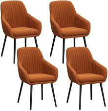 Set van 4 Zakelijke Eetkamerstoelen