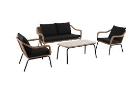 METRO Professional 4-delige Tuinmeubelset