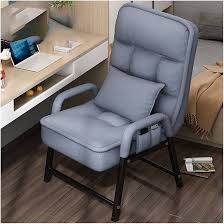 Kleine Opklapbare Fauteuil met Pluche Kussen