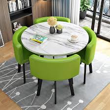 Moderne Eettafel met 4 Stoelen