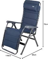 Crespo Air-Deluxe Relaxstoel - Blauw (AP-232-AD)