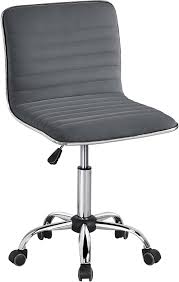 Ergonomische Draaistoel zonder Armleuningen - Yaheetech