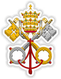 Religieus Embleem Heilige Stoel - Auto Vinyl