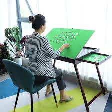 Opvouwbare Houten Puzzeltafel voor Volwassenen - 1500 Stukjes