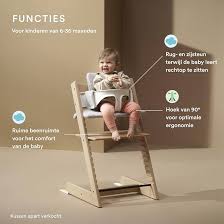 Stokke Tripp Trapp Stoel met Babyset - Wit Bundle