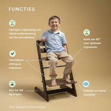 Tripp Trapp Stoel - Eiken Bruin - Verstelbare Ergonomische Kinderstoel