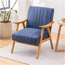 WIGSELBL Accent Fauteuil met Houten Poten