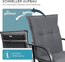 Gardisun Tuinstoelkussens - Extra Dikke Lage Rugleuning