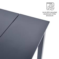 NATERIAL Tuinmeubelset voor 8 Personen - Tuintafel Dora 206x89 cm