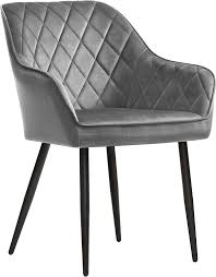 SONGMICS LDC088G03 Gestoffeerde Eetkamerstoel