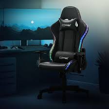 ML-Design Gaming Stoel met RGB LED en Bluetooth