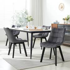 EUGAD 0654BY-2 Eetkamerstoelen Set van 2