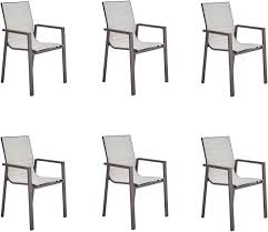 Naterial 6-delige Tuinstoelen Set Orion Gamma II