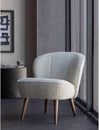 WOOOD Sara Teddy Fauteuil - Off White - Lounge Stoel
