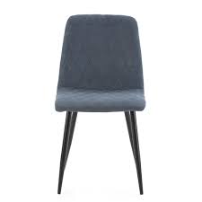 HOMN LIVING Eetkamerstoelen Set van 4 - April Gestoffeerd