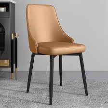 Moderne Leren Accent Stoel - Scandinavisch Design
