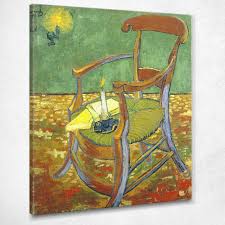 Stoel Di Gauguin - Van Gogh Canvas Kunst