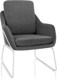 Lounge Stoel LAGUNO W - Donkergrijs Stof