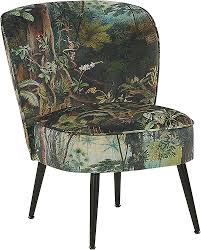 Beliani VOSS Beige Fauteuil - Stof & Metaal
